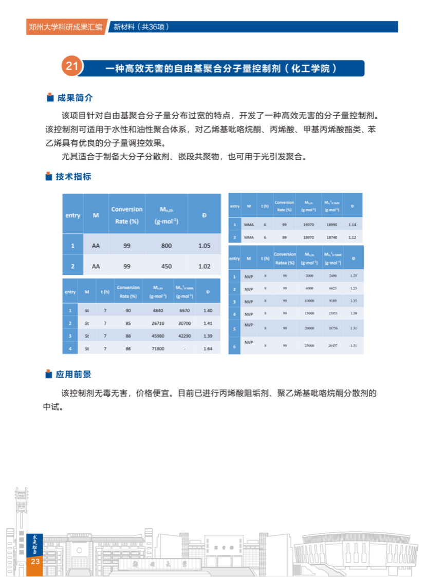 21.一种高效无害的自由基聚合分子量控制剂(郑州大学化工学院) .png
